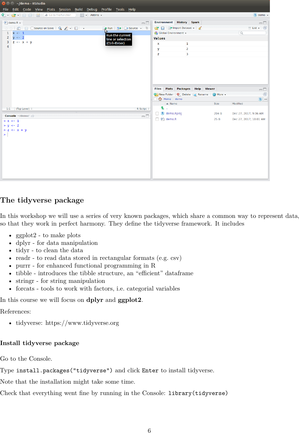 Page 6 of 10 - Install R And RStudio Instructions