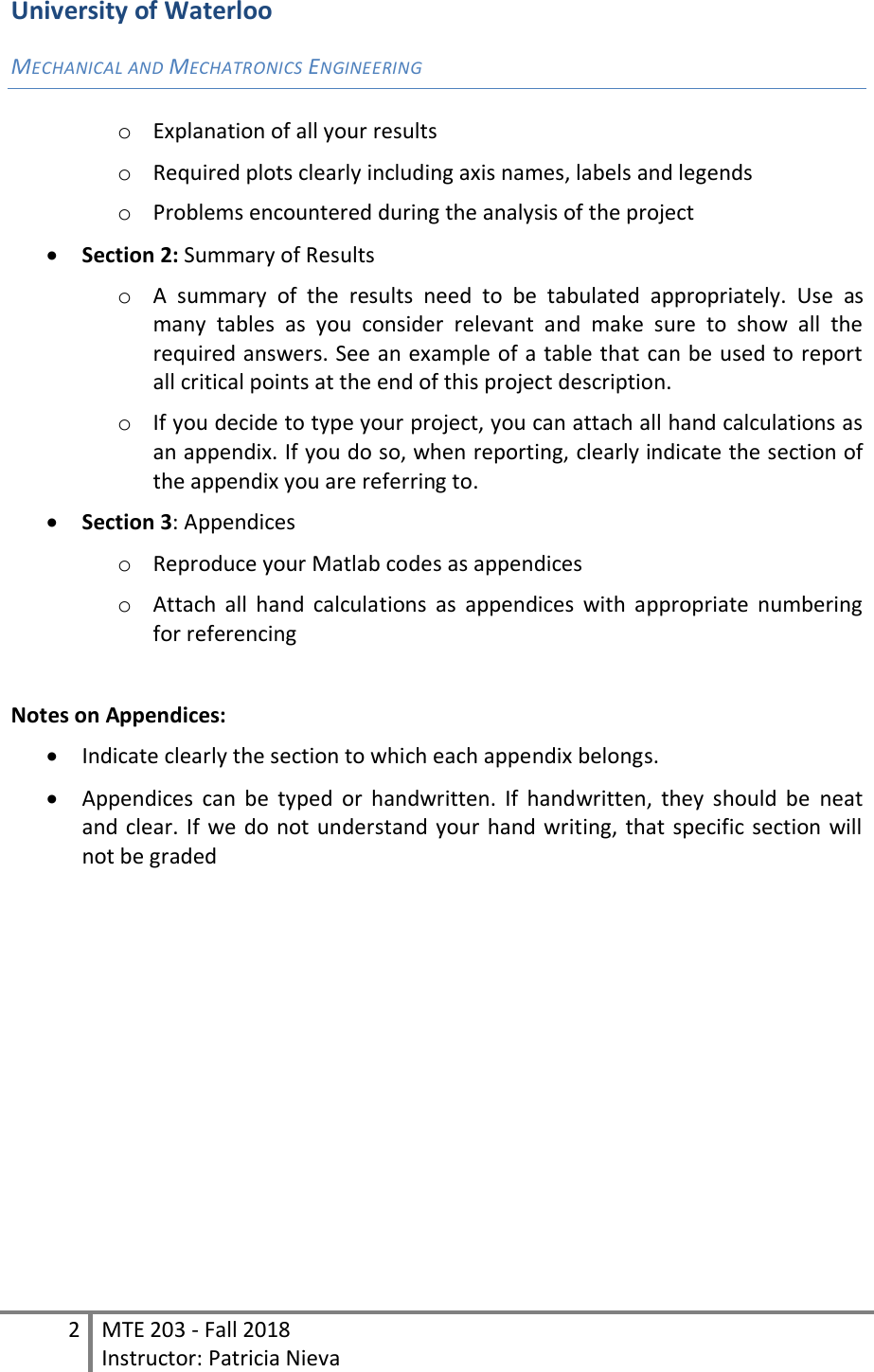 Page 2 of 6 - University Of Waterloo Instructions