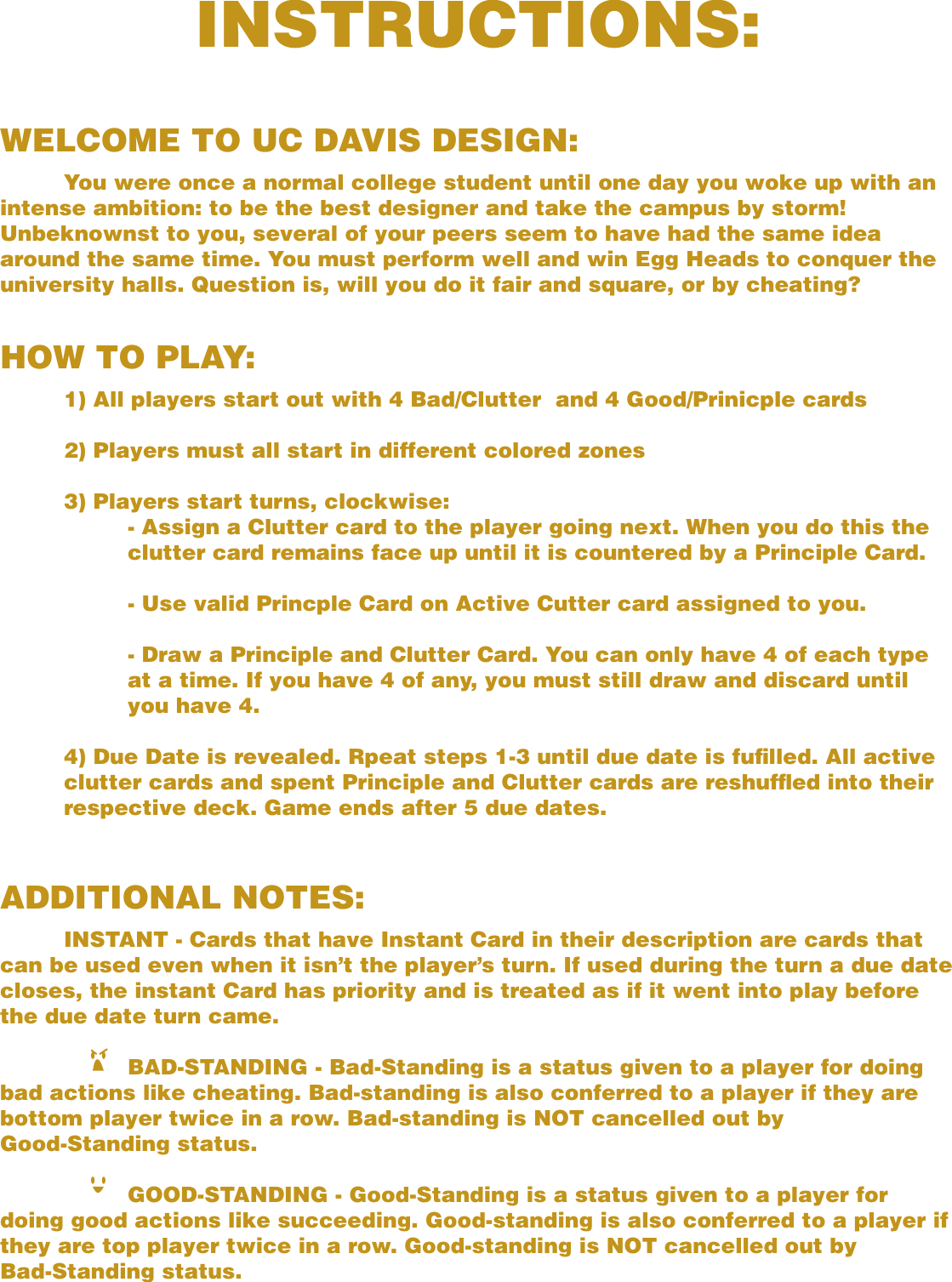 Page 1 of 1 - Instructions