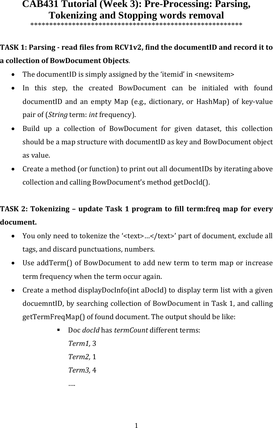 Page 1 of 5 - The Structure Of SearchEngine System Tutorial: Instructions