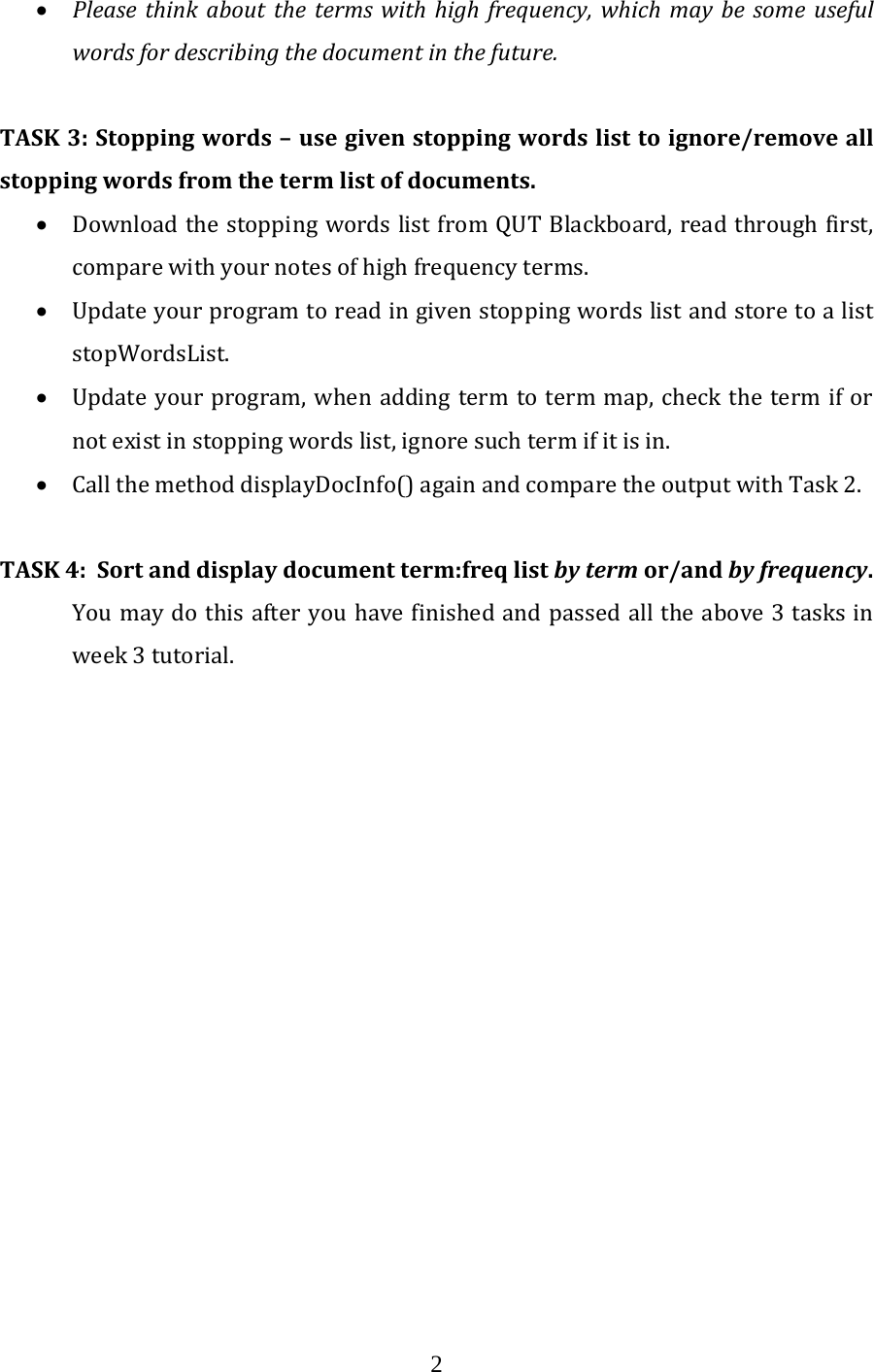 Page 2 of 5 - The Structure Of SearchEngine System Tutorial: Instructions