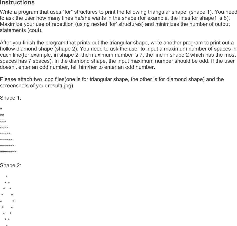 Page 1 of 1 - Instructions