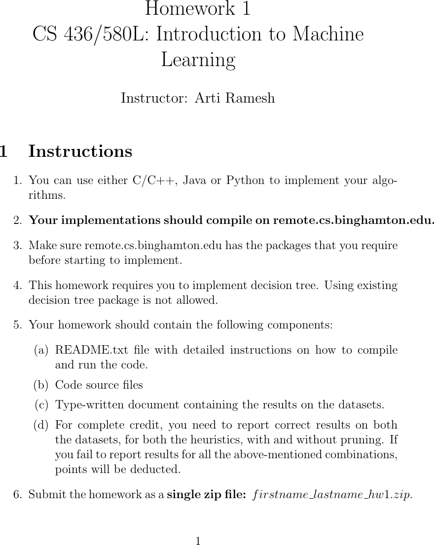 Page 1 of 4 - Instructions