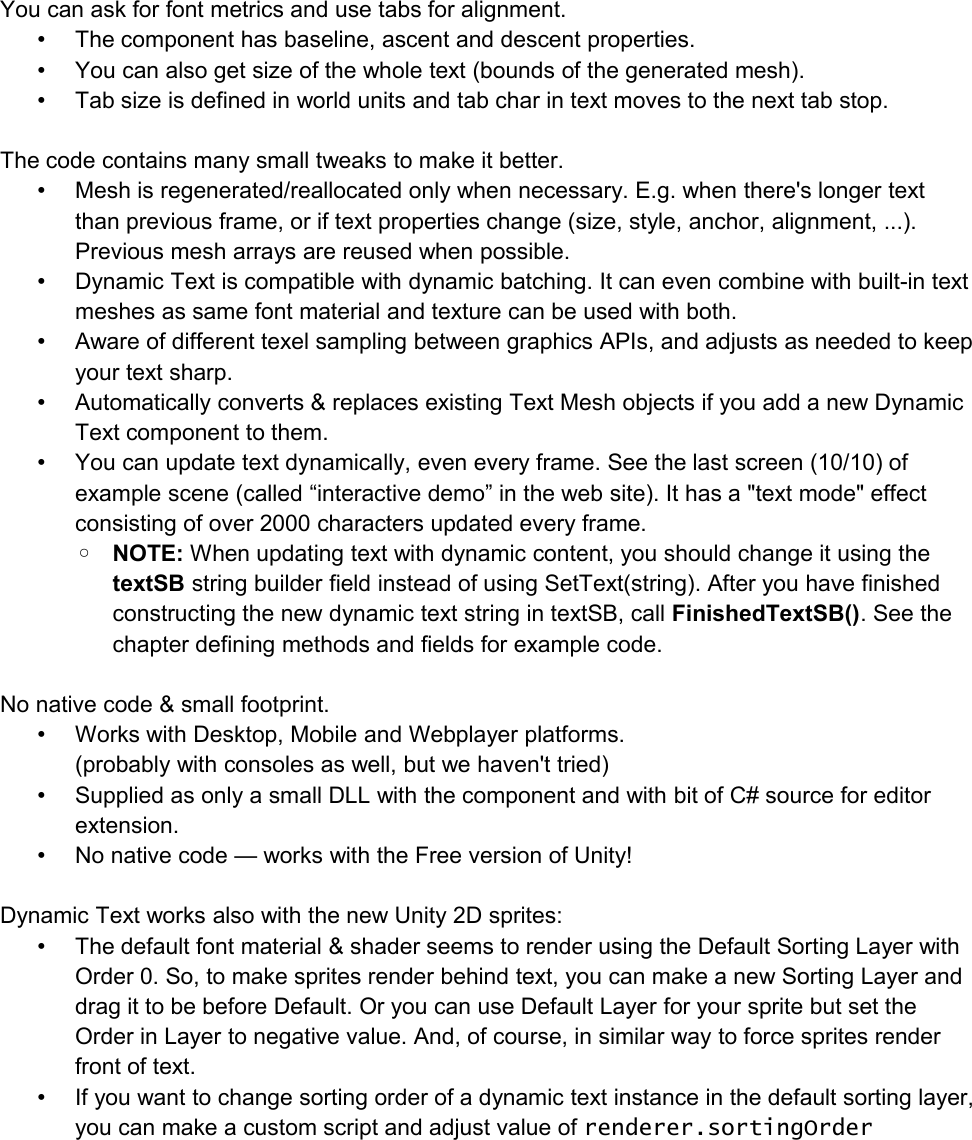 Page 6 of 10 - Instructions Dynamic Text For Unity