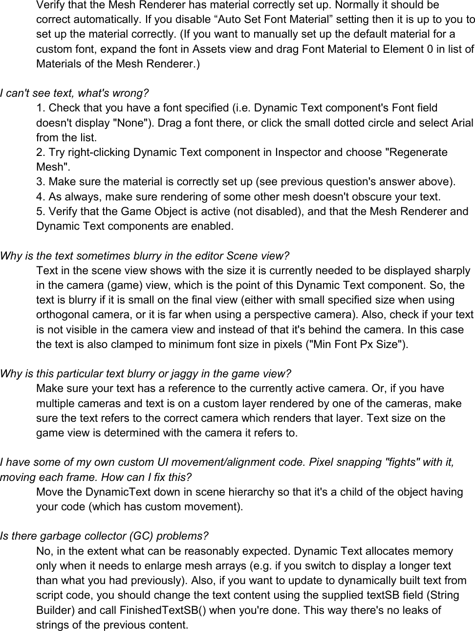 Page 8 of 10 - Instructions Dynamic Text For Unity