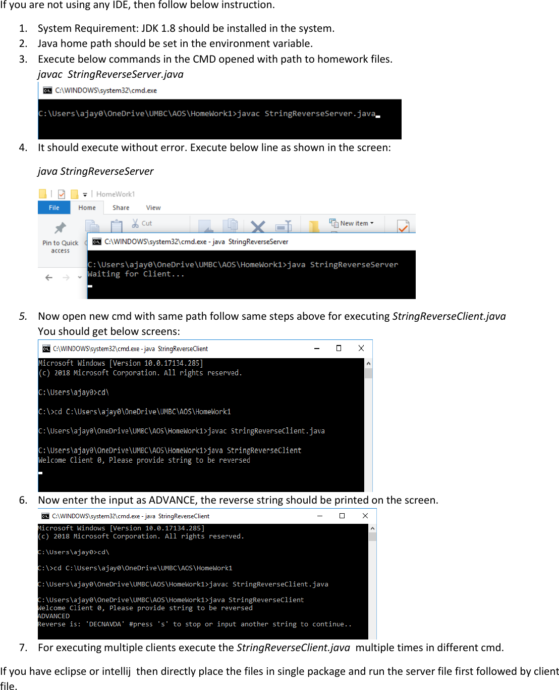 Page 1 of 1 - Instructions For Execution