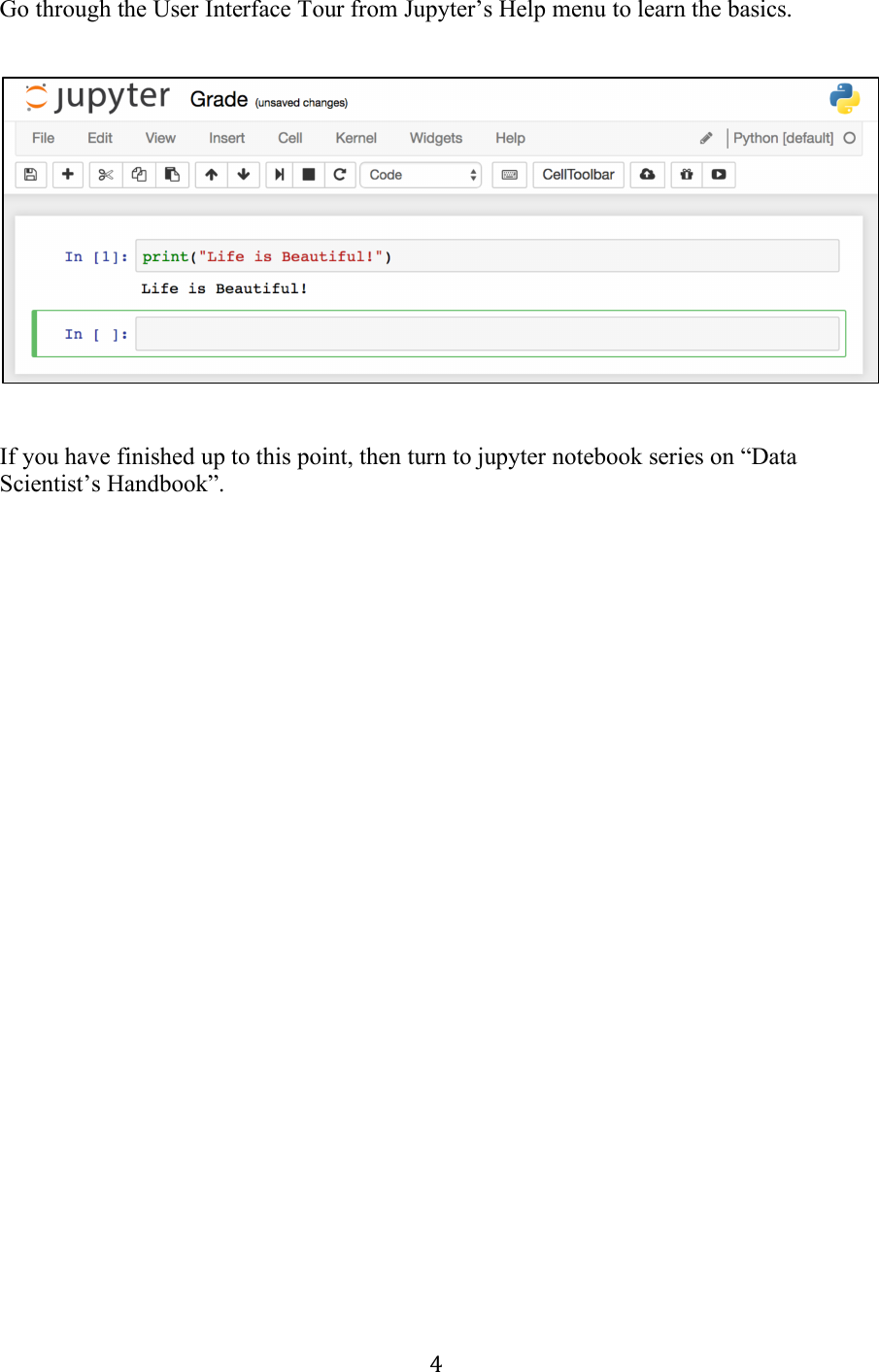 Page 4 of 4 - Instructions-Getting Started With Essential Python Libraries