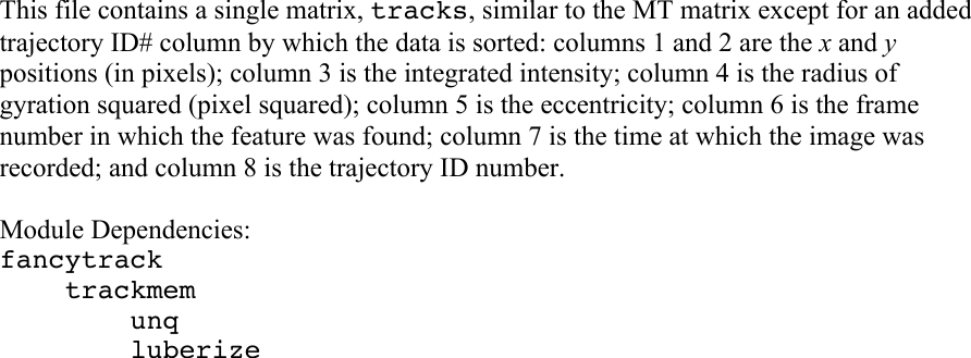 Page 6 of 6 - Instructions Feature Track Pretrack Python