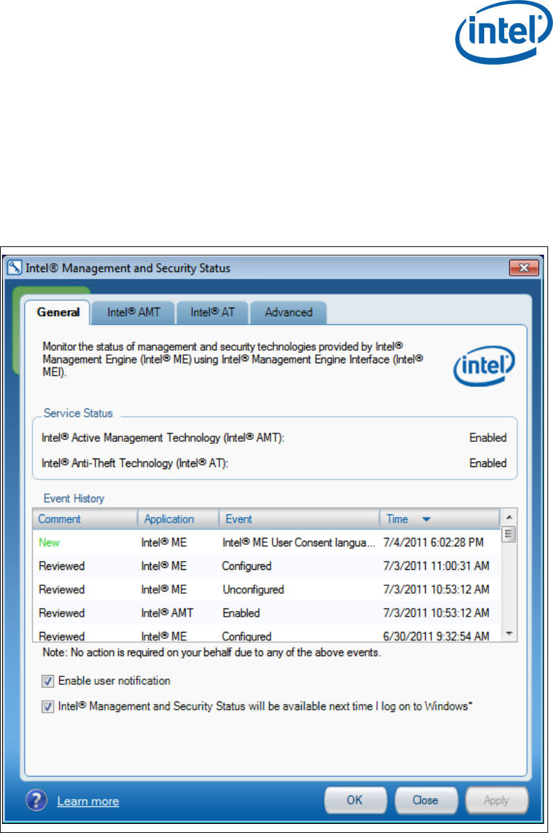 Intel management and security status что это