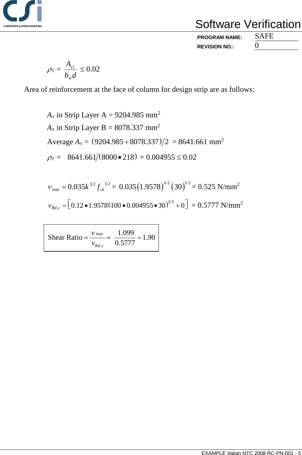 Page 5 of 5 - Contents Italian NTC 2008 RC-PN-001