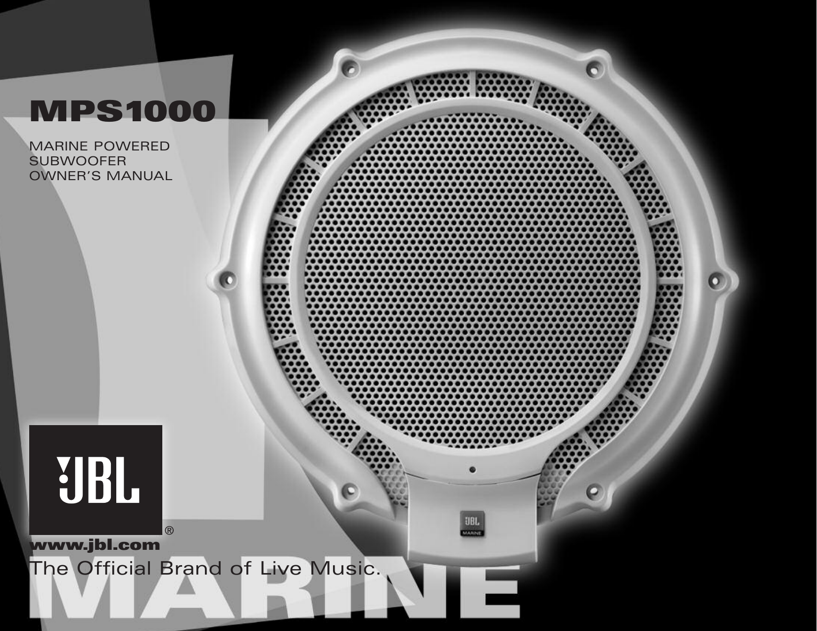 JBL Marine MPS1000 Rev5 