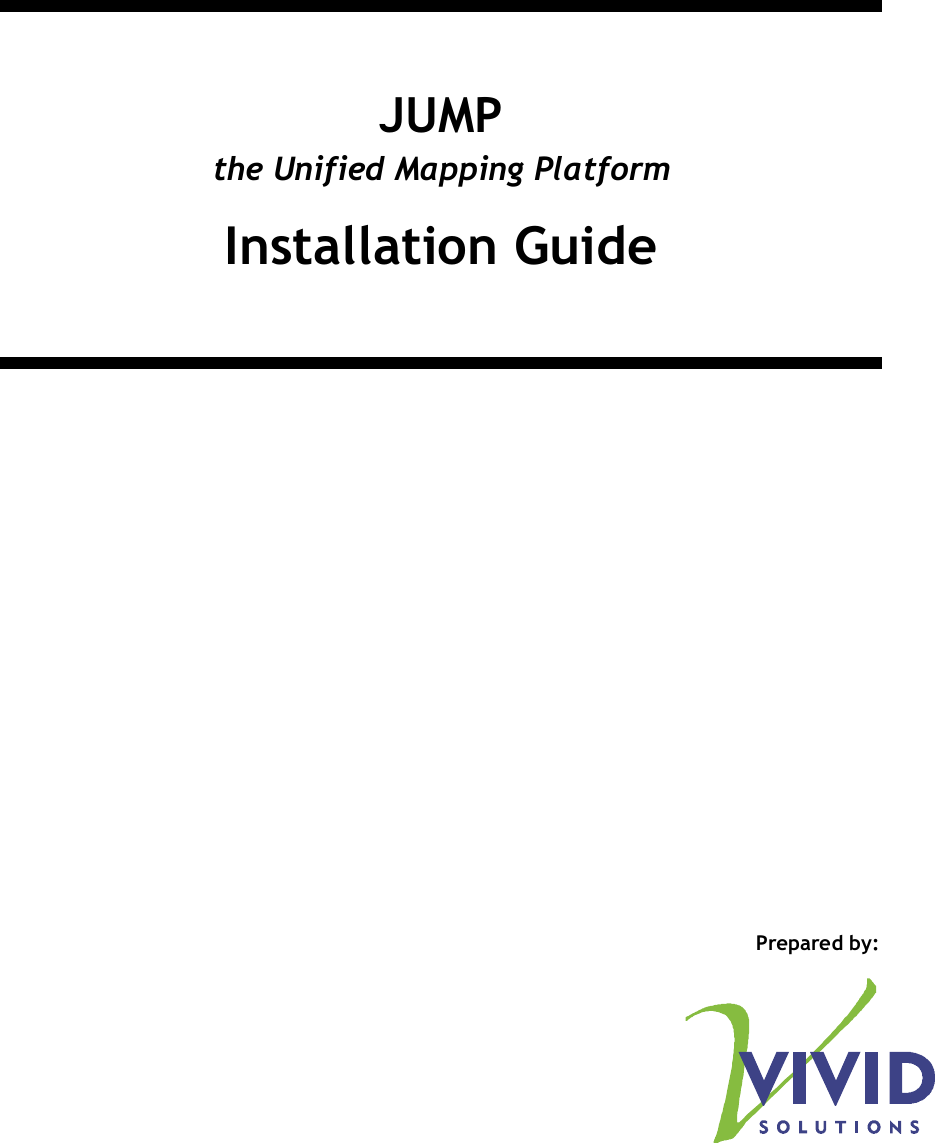 Page 1 of 5 - JUMP Installation Guide