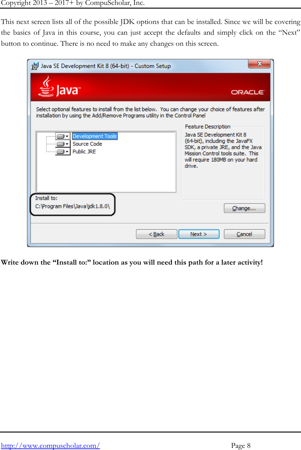 Page 8 of 12 - Java JDK Install Instructions Windows
