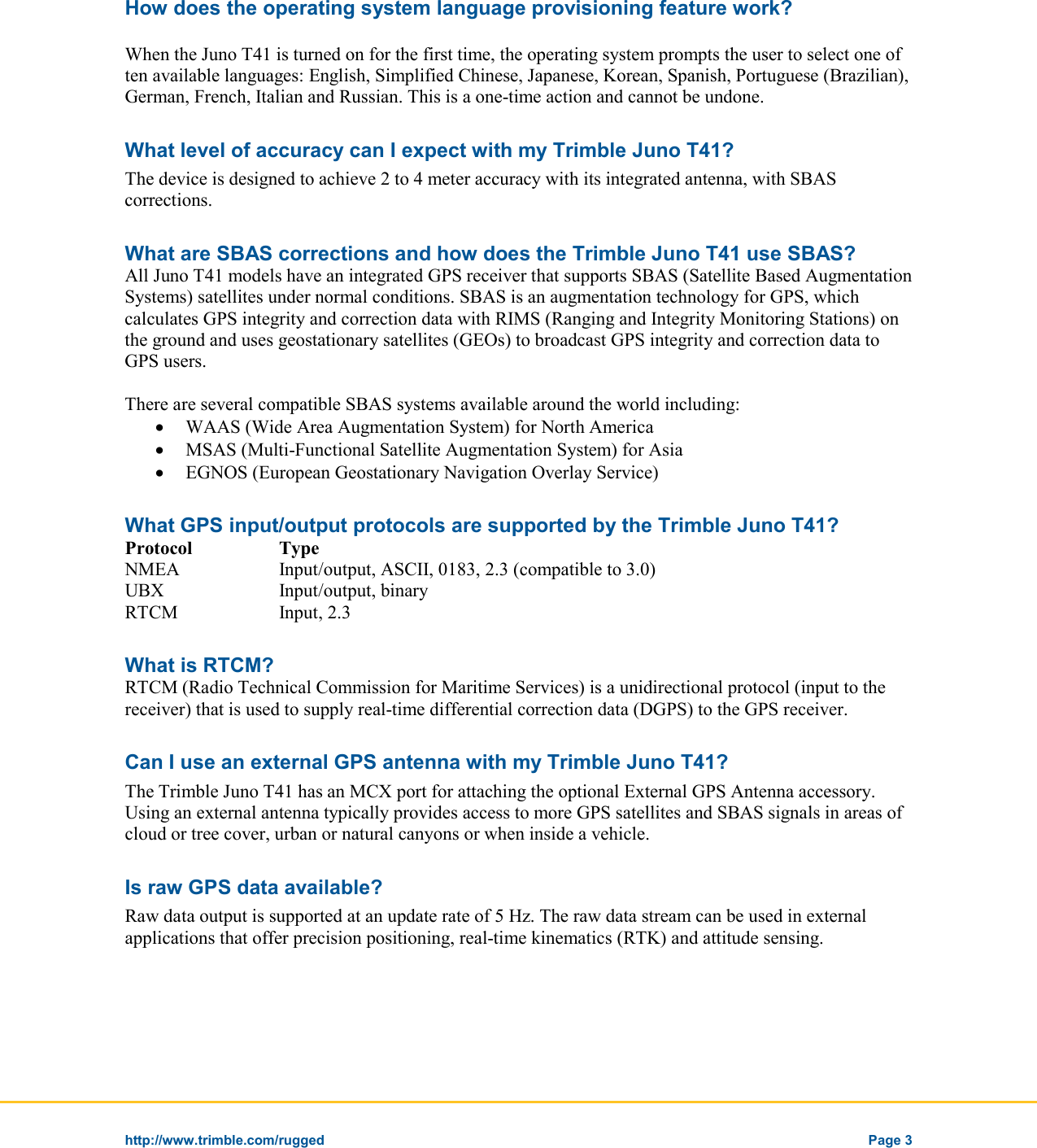 Page 3 of 6 - Day Month Year Juno-T41-Customer-FAQs-2012-08-21