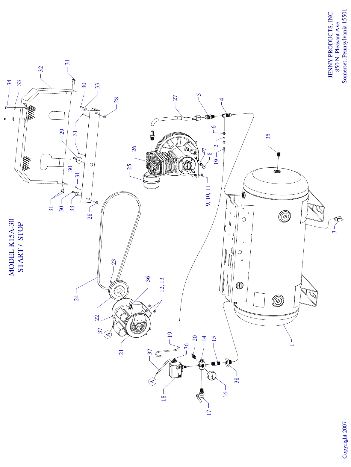 Page 1 of 10 - Parts List For  K15A-30-SSC K15A_Manual K15A Manual