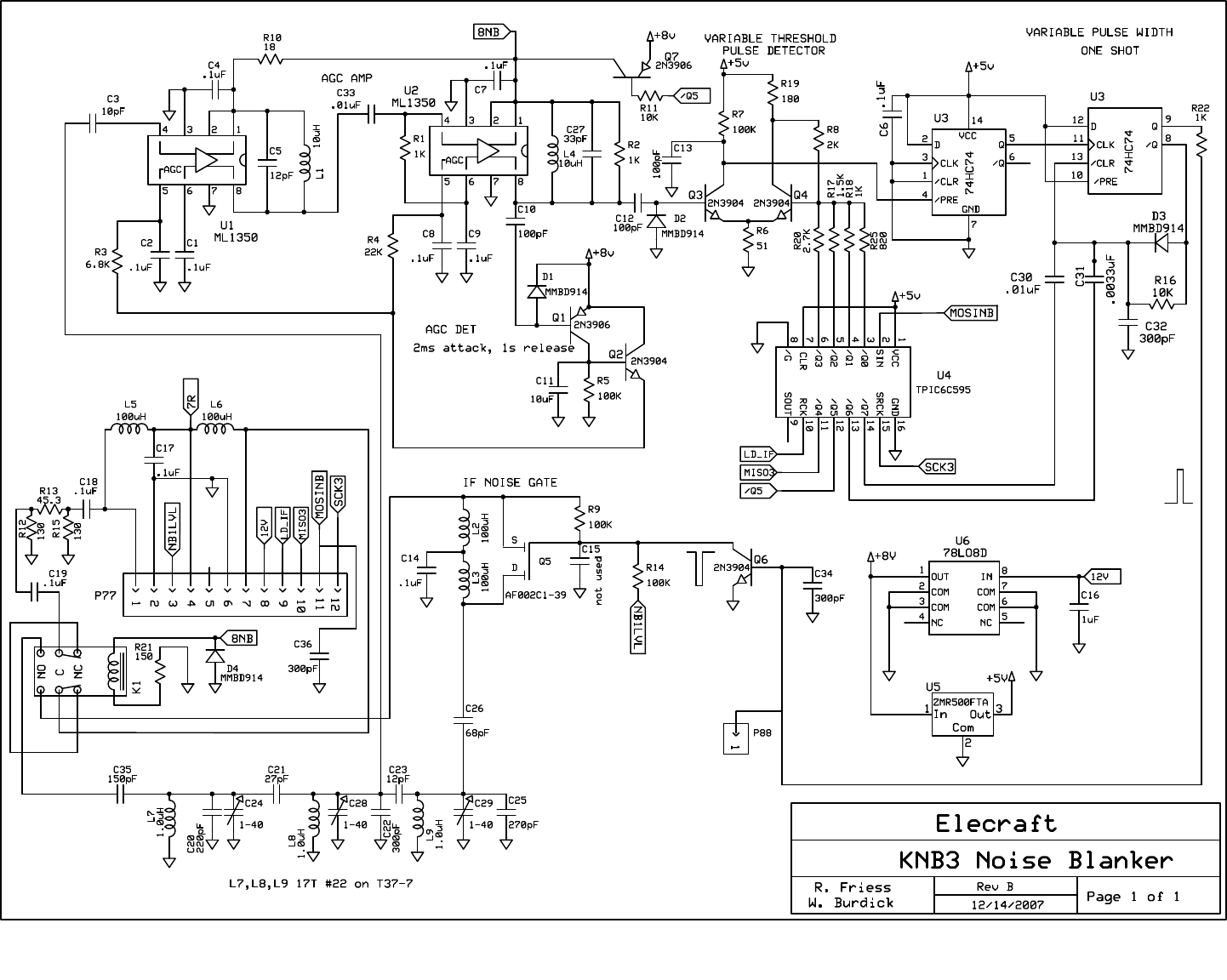 Elecraft K3 Schematics Jun 2010