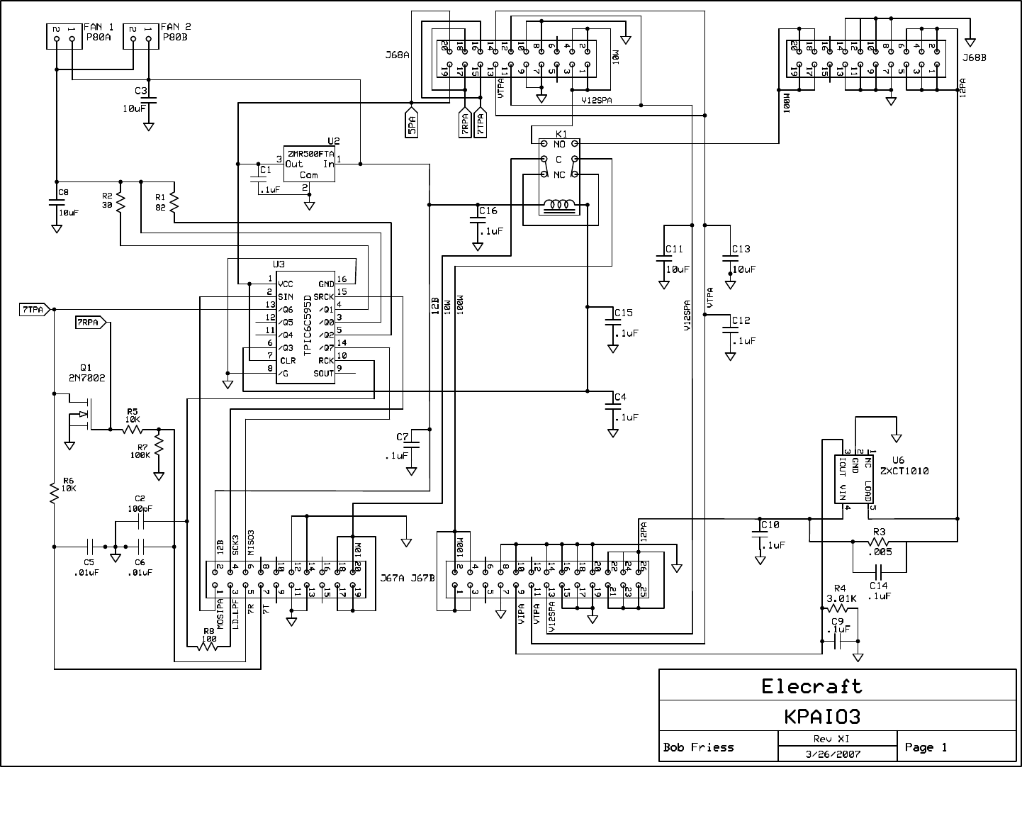 Elecraft K3 Schematics Jun 2010