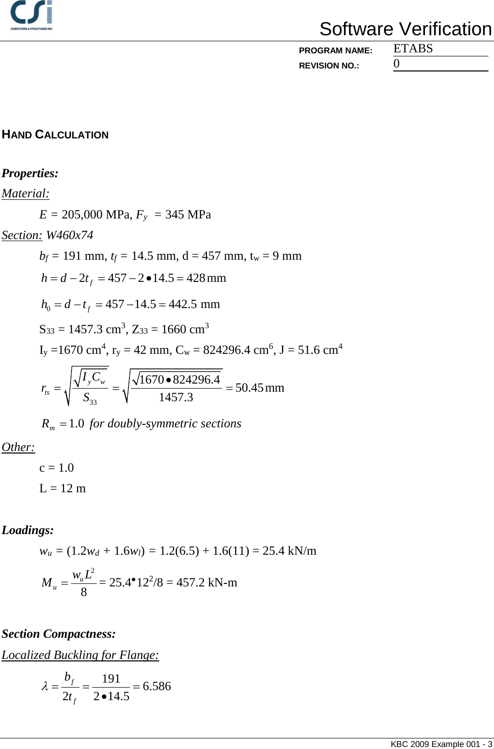 Page 3 of 7 - Contents KBC 2009 Example 001