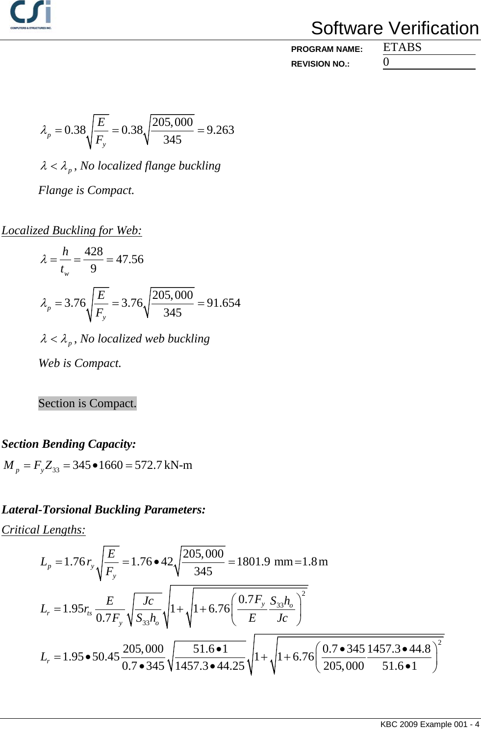 Page 4 of 7 - Contents KBC 2009 Example 001