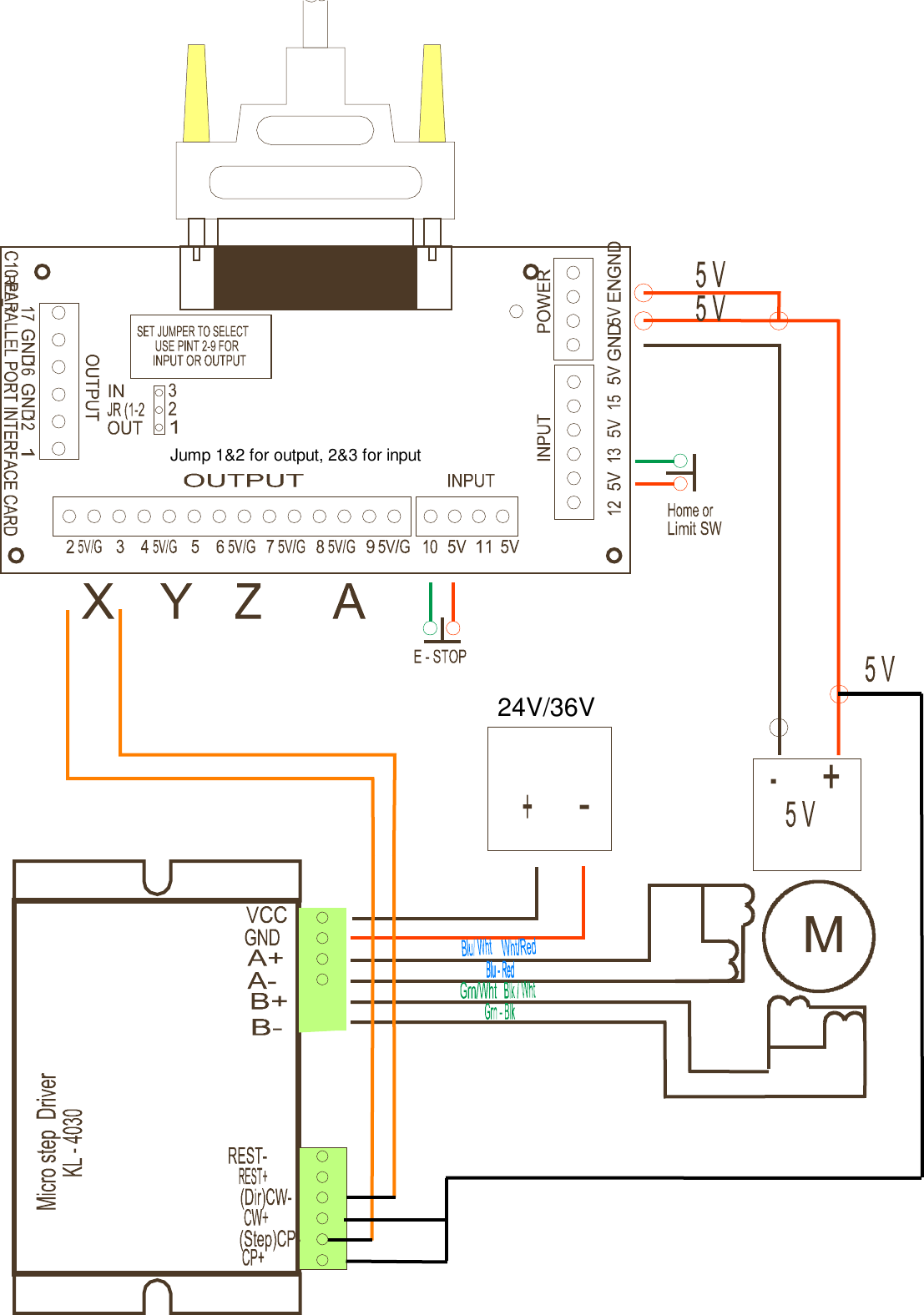 VectorDraw Printer Drawing KL 4030Wiring