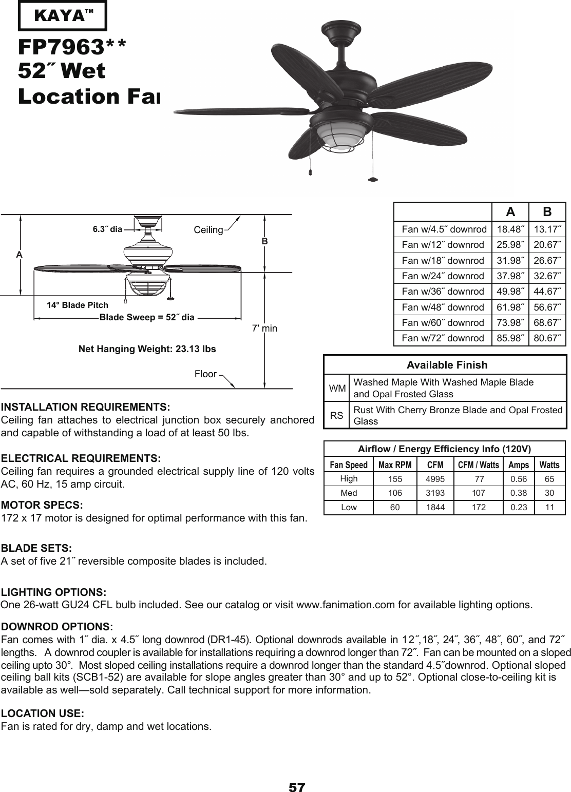 2013 Spec Book Kayafp7963specsheet