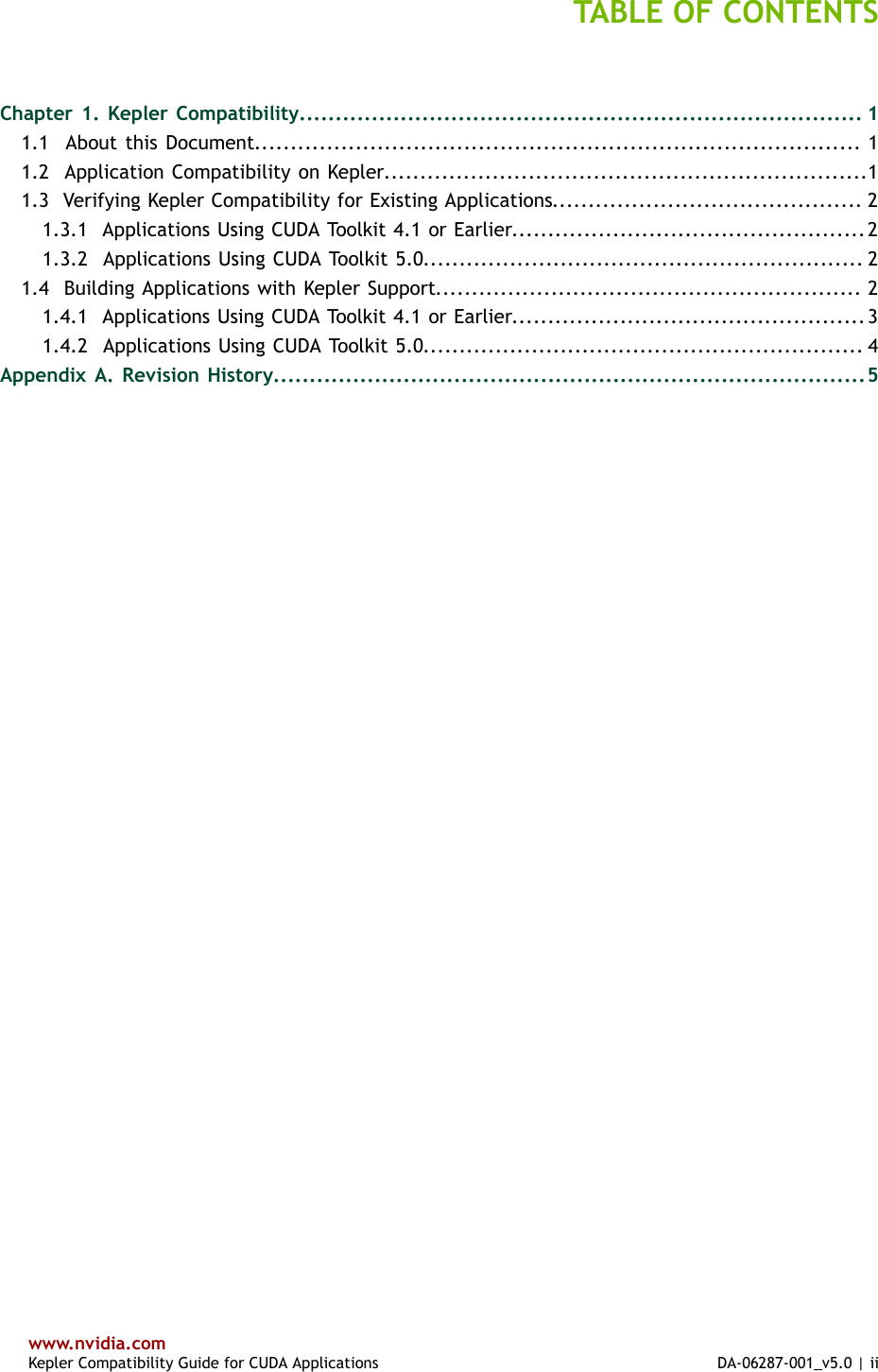 Page 2 of 8 - Kepler Compatibility Guide