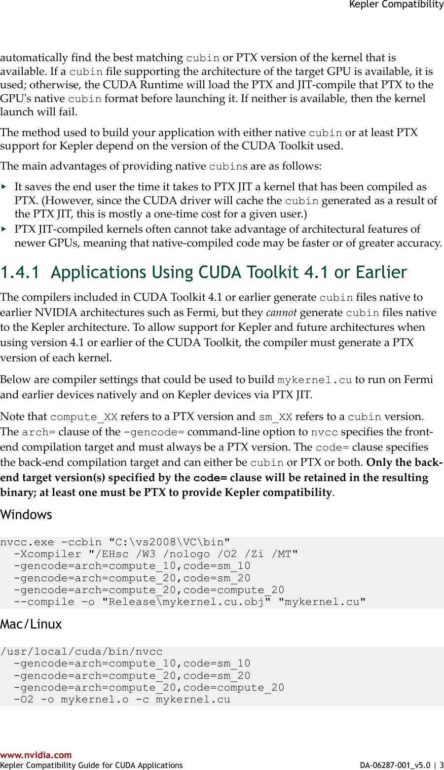Page 5 of 8 - Kepler Compatibility Guide