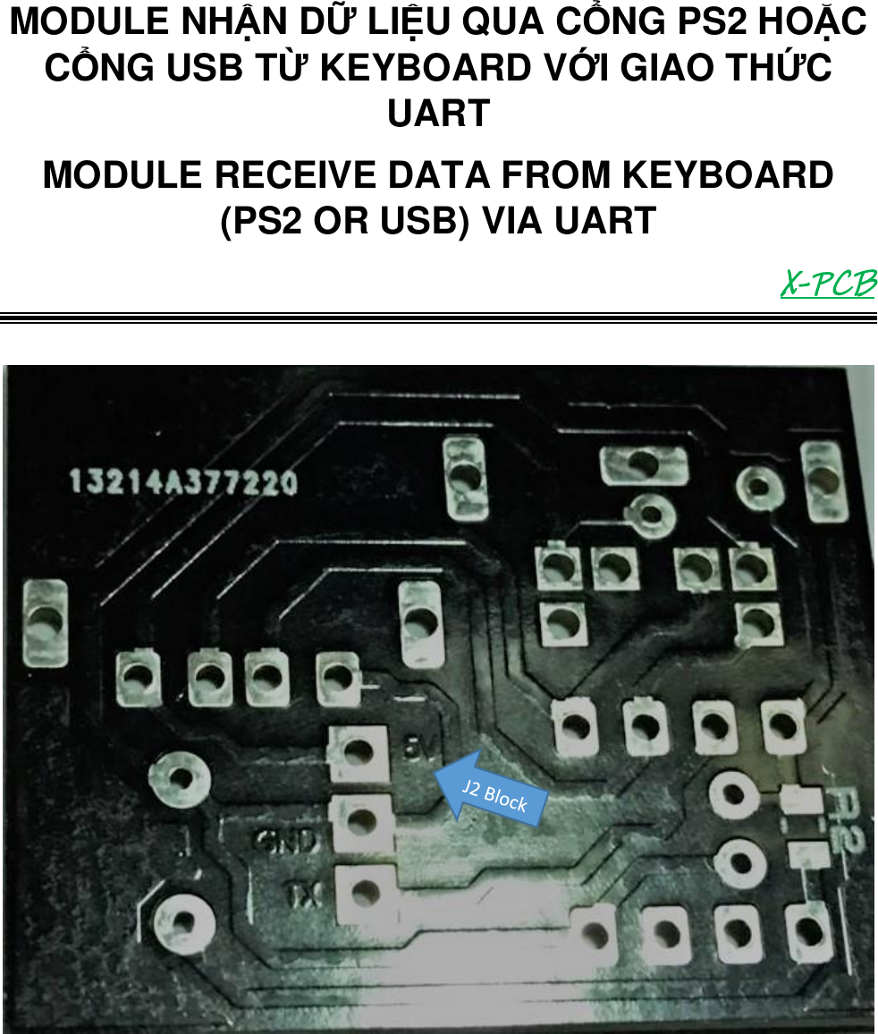 Page 1 of 7 - Key Board User Manual