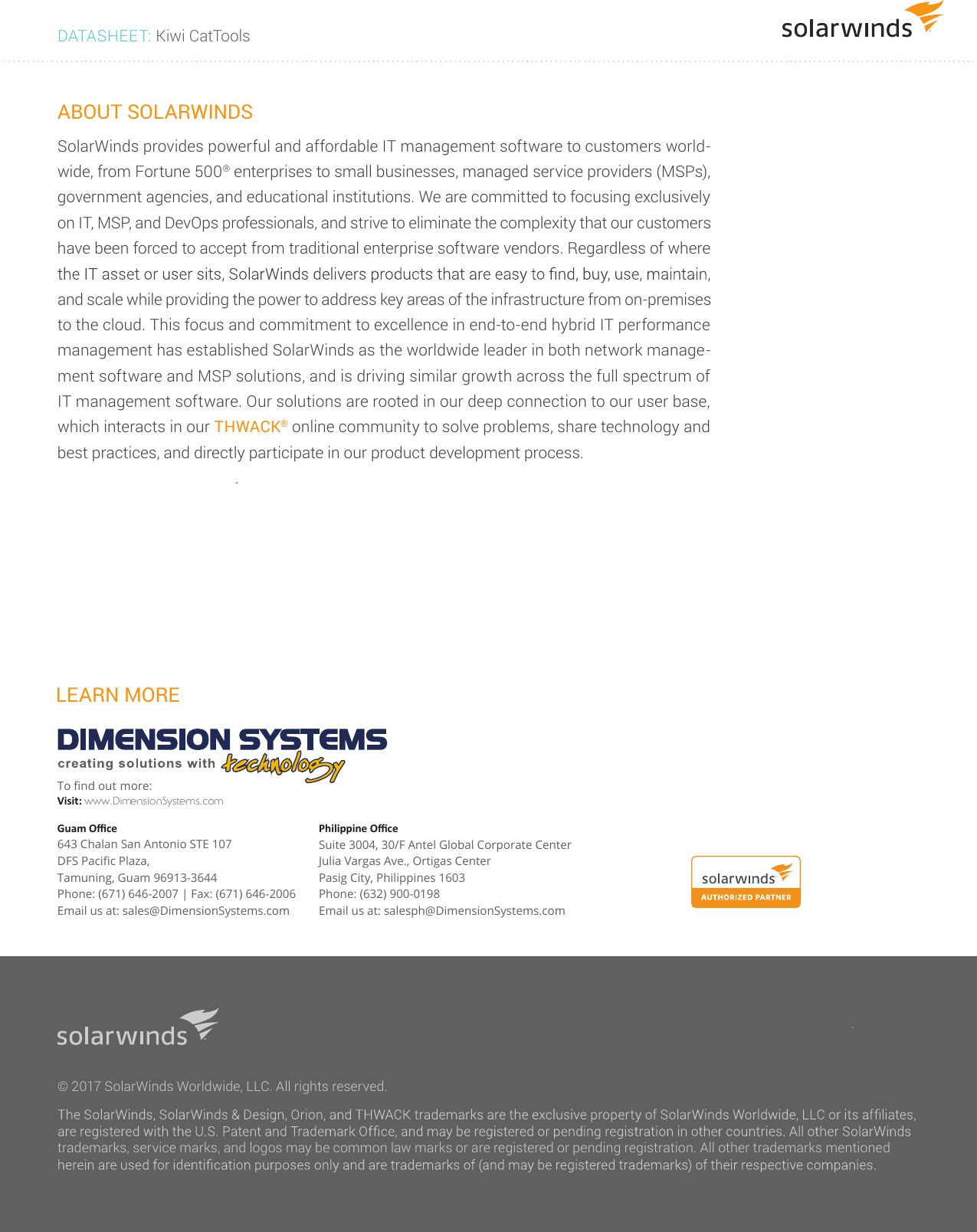 Page 4 of 4 - Kiwi-CatTools-datasheet Kiwi-Cat Tools-datasheet