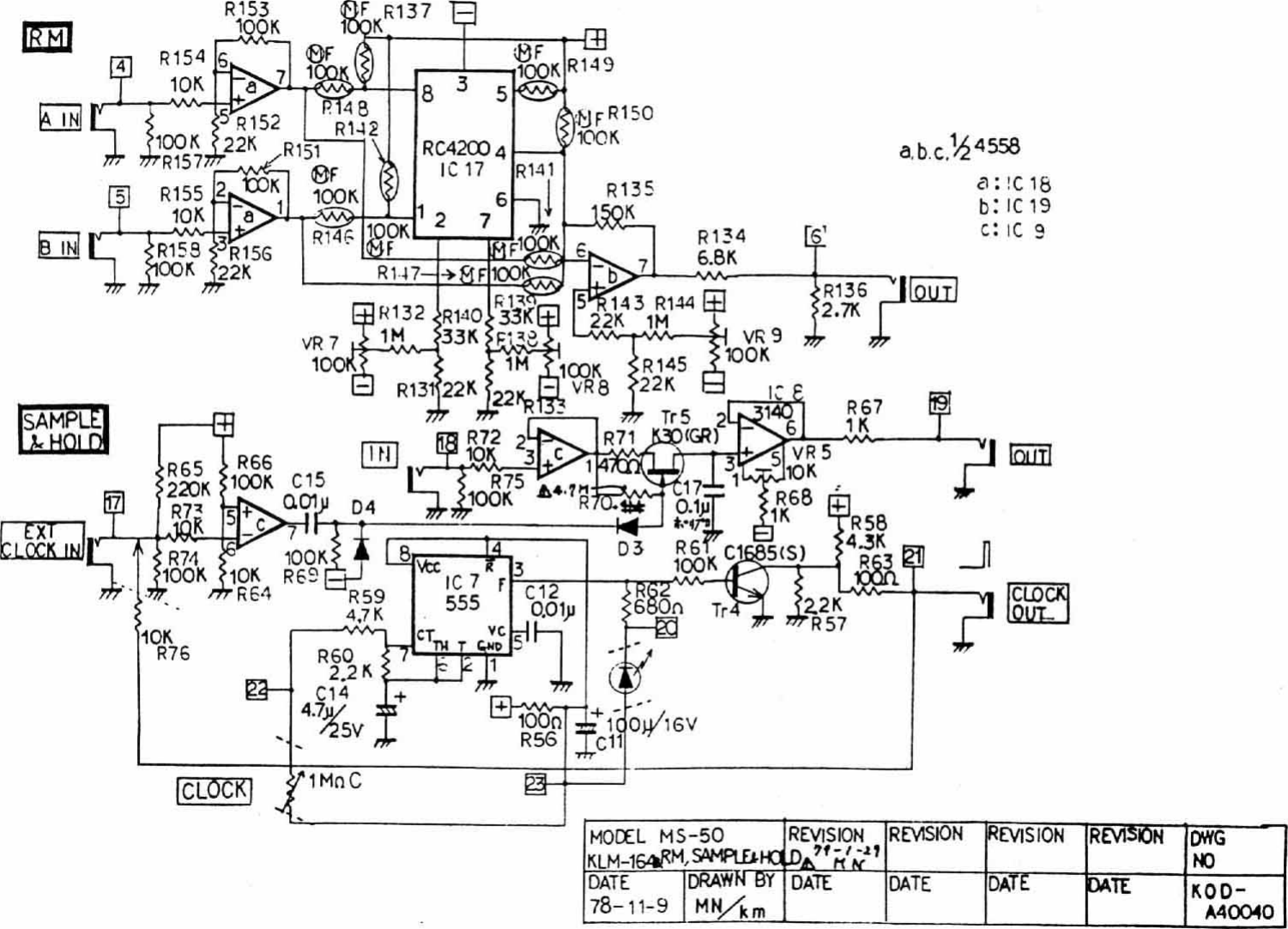Page 10 of 12 - Korg MS50-Schematics