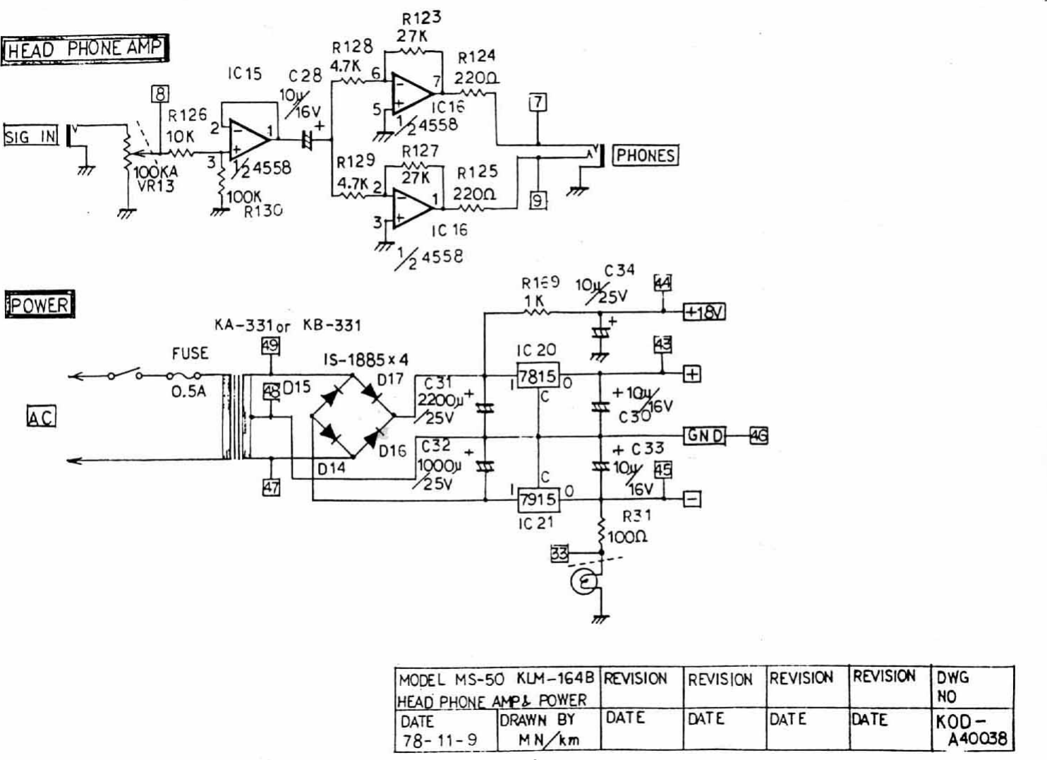 Page 9 of 12 - Korg MS50-Schematics
