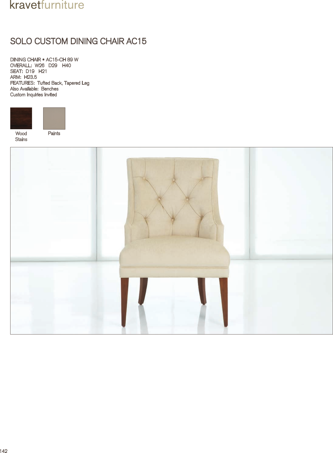 Page 1 of 2 - Kravet Solo Chair Tearsheet