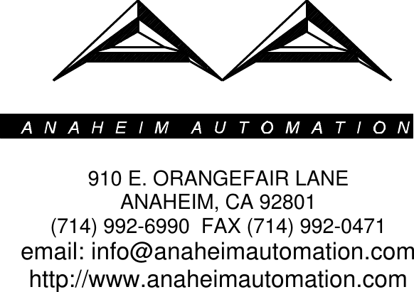 Page 6 of 6 - Count Input Module L010020 - AA1748, AA1760, AA2210, AA1754, AA2909 Users Guide