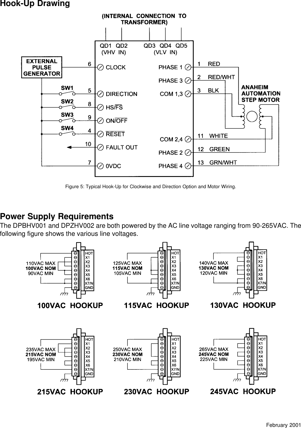 Page 5 of 12 - DPblhv001man L010022 - DPBHV001, DPZHV002 Users Guide