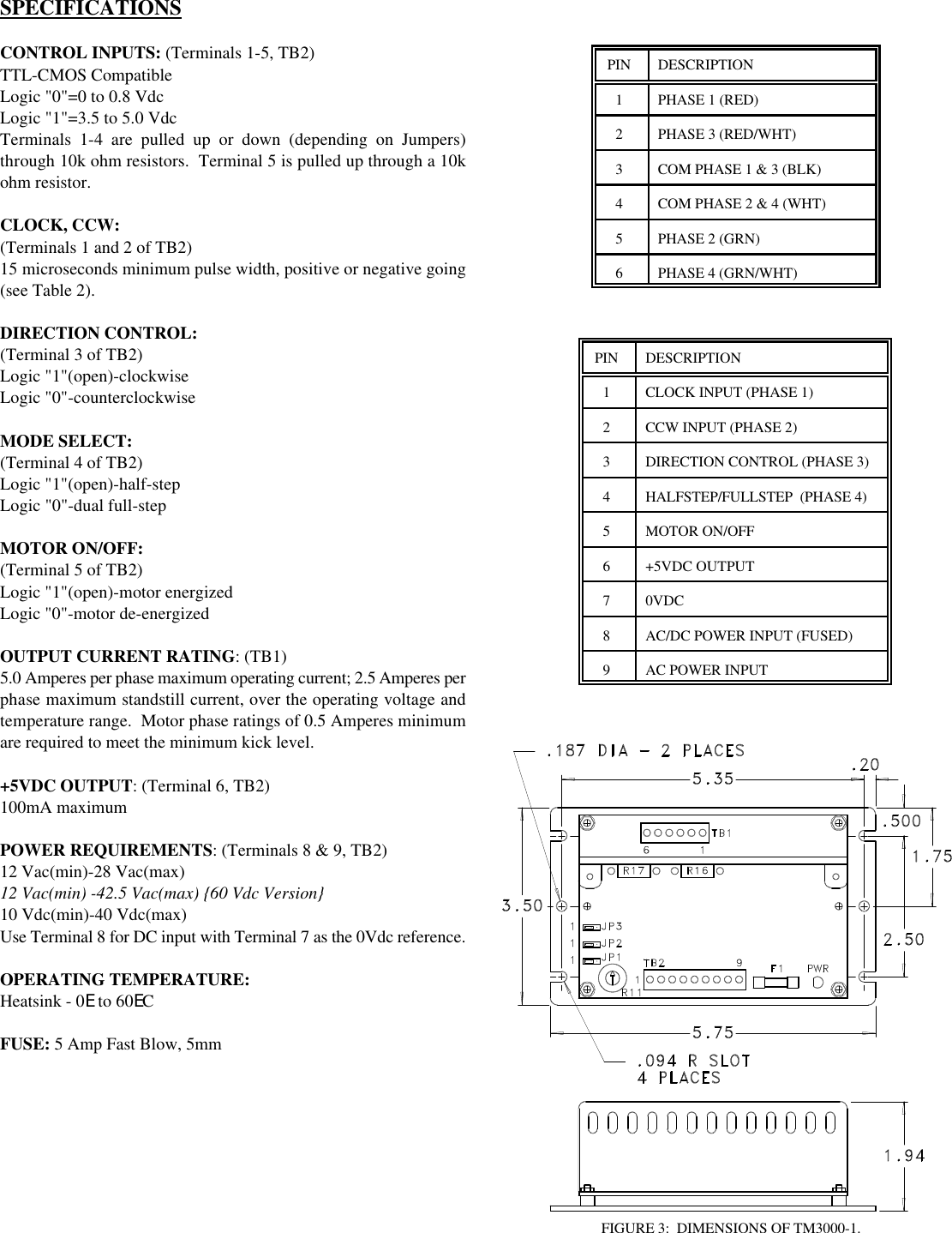 Page 3 of 4 - TM3000 User's Guide L010108 - Users