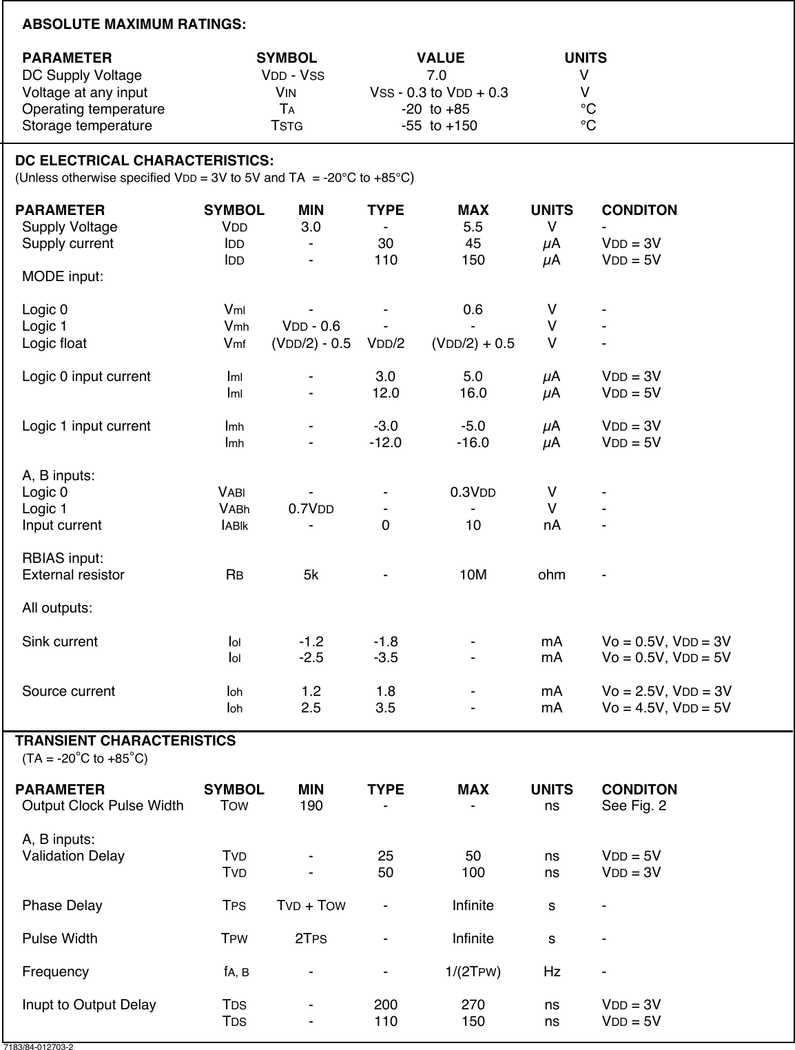 Page 2 of 4 - L010546 - LSI-LS7183, LSI-LS7184