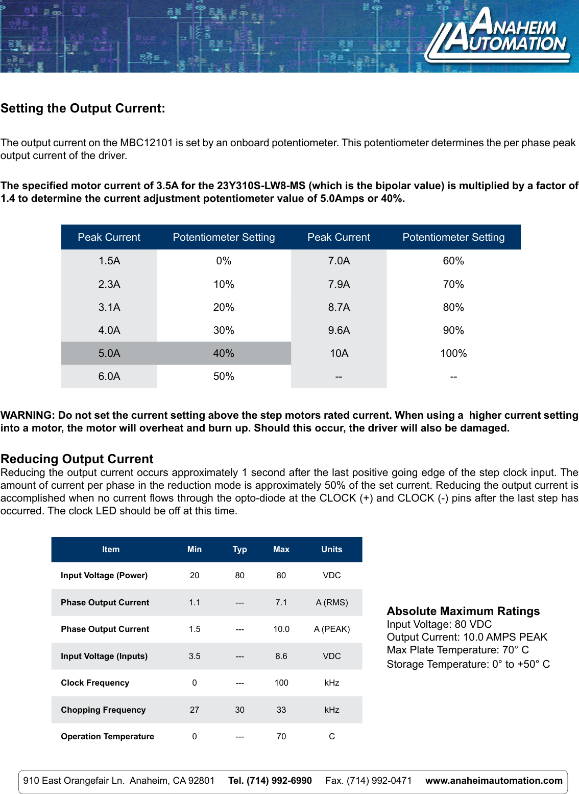 Page 5 of 6 - L010867 - PKG-233-MBC12-PS-CBL Spec Sheet