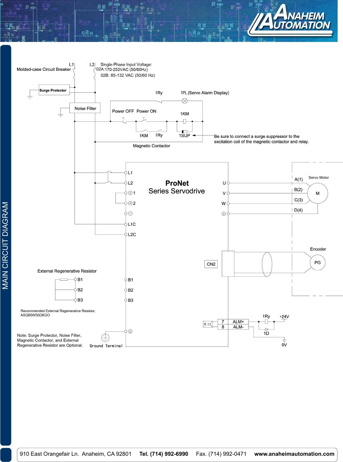 Page 5 of 7 - L010953 - PRO-E-02 Servo Systems Spec Sheet
