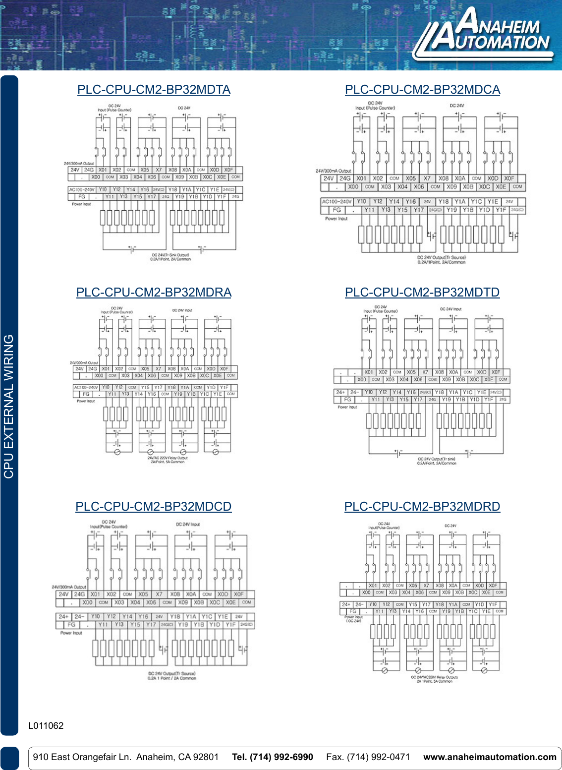 Page 4 of 7 - L011062 - PLC-CPU-CM2 Spec Sheet