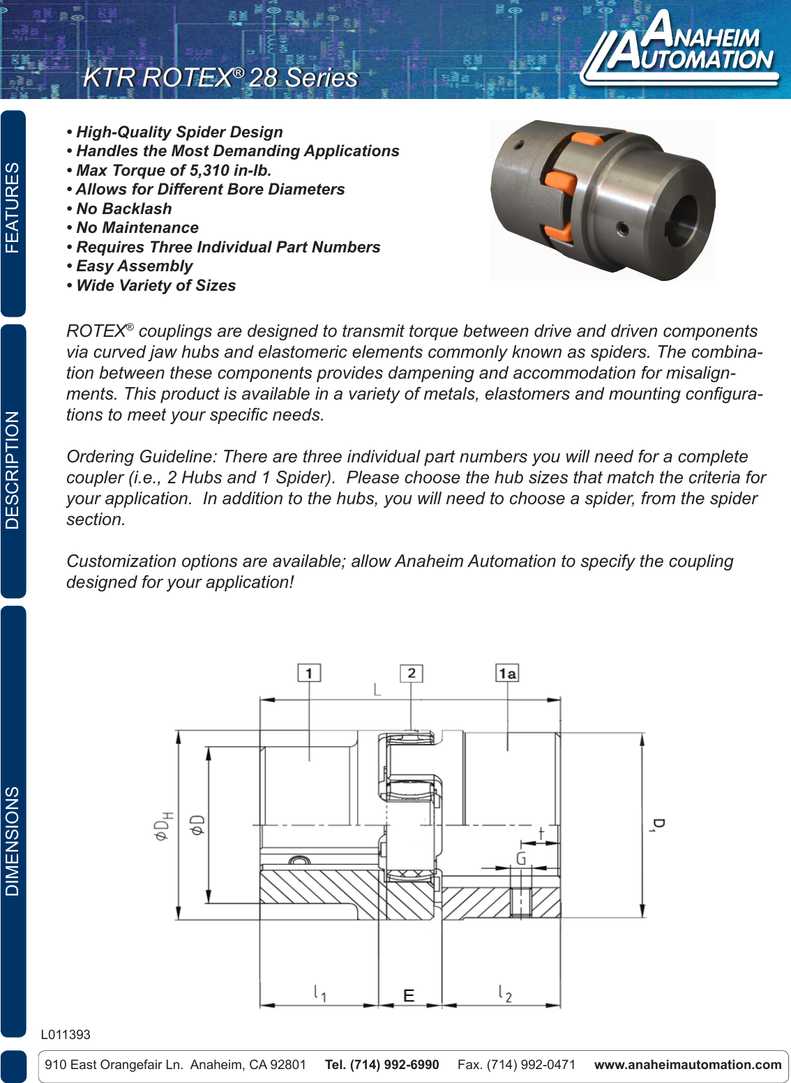 Page 1 of 4 - L011393 - Rotex Standard 28 Series