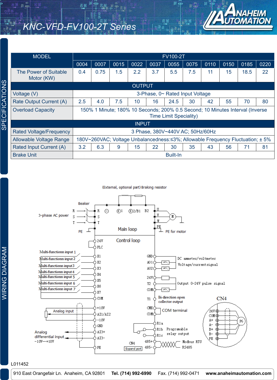 Page 4 of 4 - L011452 - KNC-VFD-FV100-2T- Series Kinco Spec Sheet