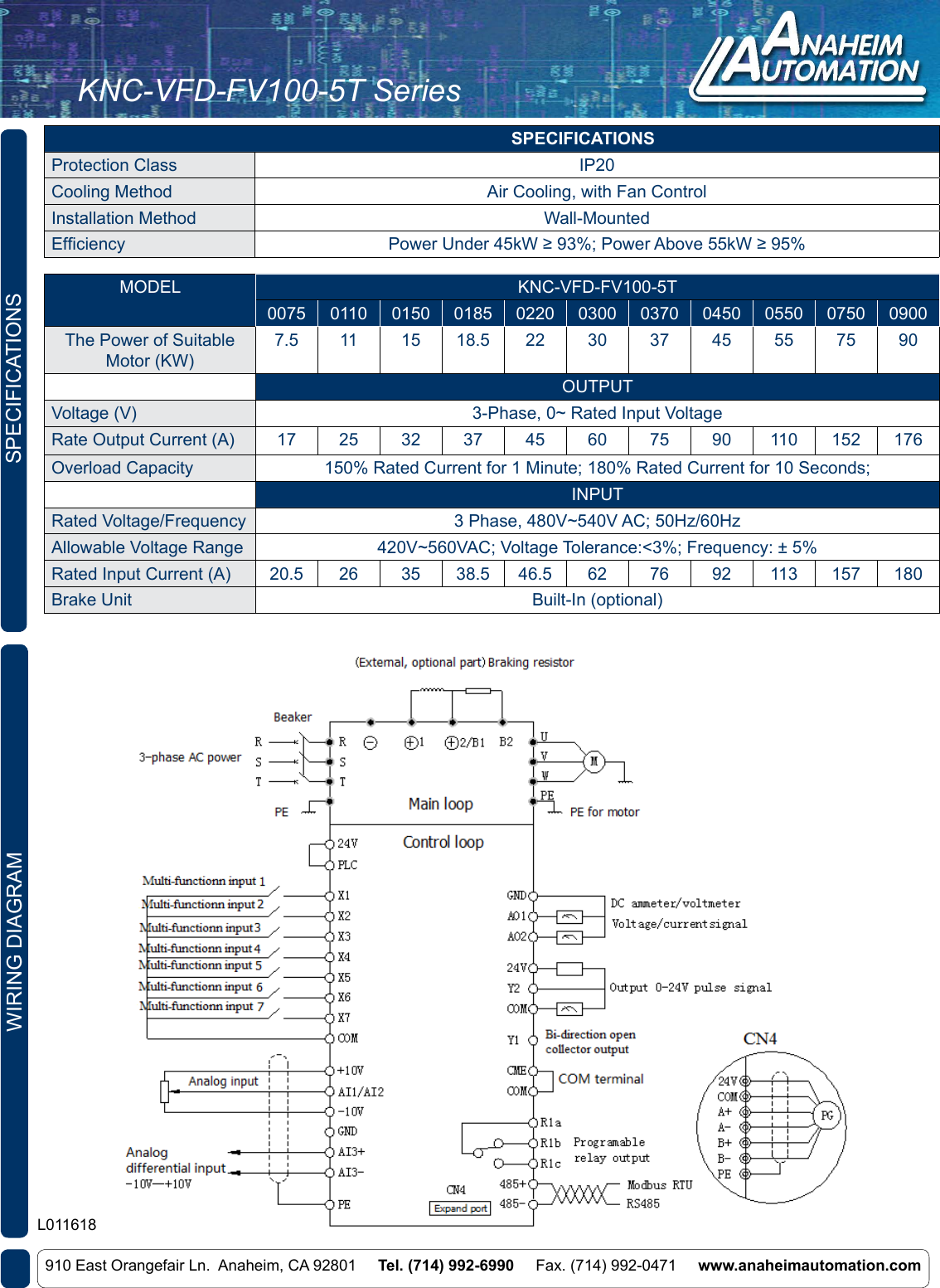 Page 4 of 4 - L011618 - KNC-VFD-FV100-5T- Series Kinco Spec Sheet