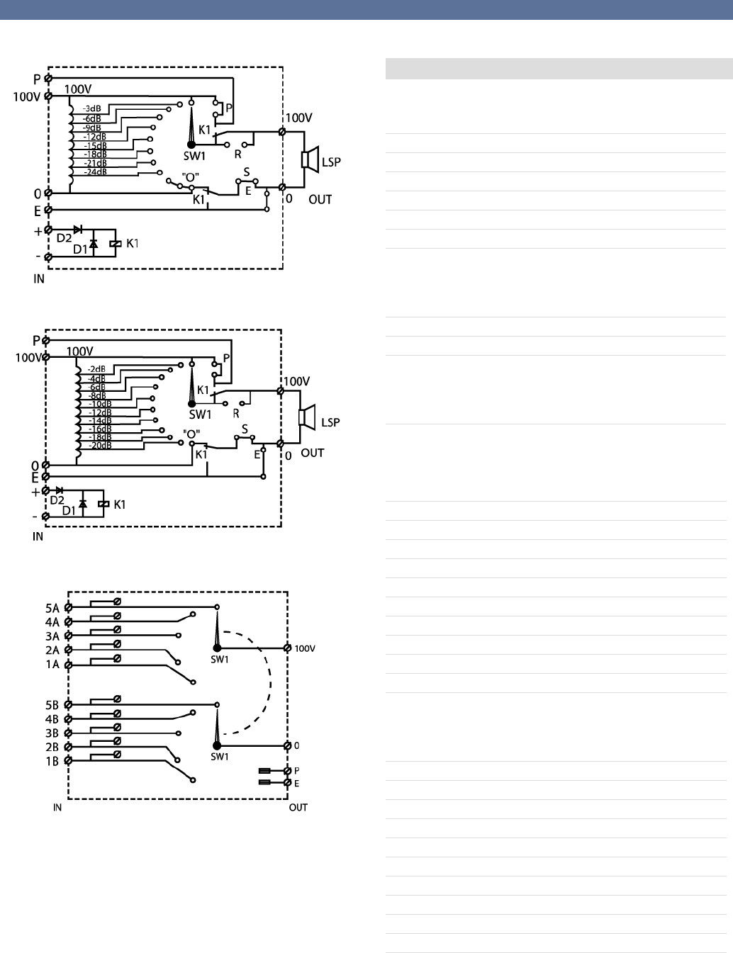 Lbc 14xx 10 Volume Control And Program Selectors Lbc1434 10