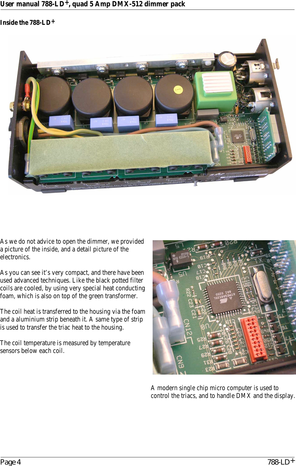 Page 4 of 4 - LDplus User Manual.cwk Manual