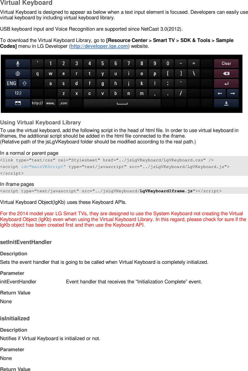 Page 1 of 5 - LG Virtual Keyboard User Guide