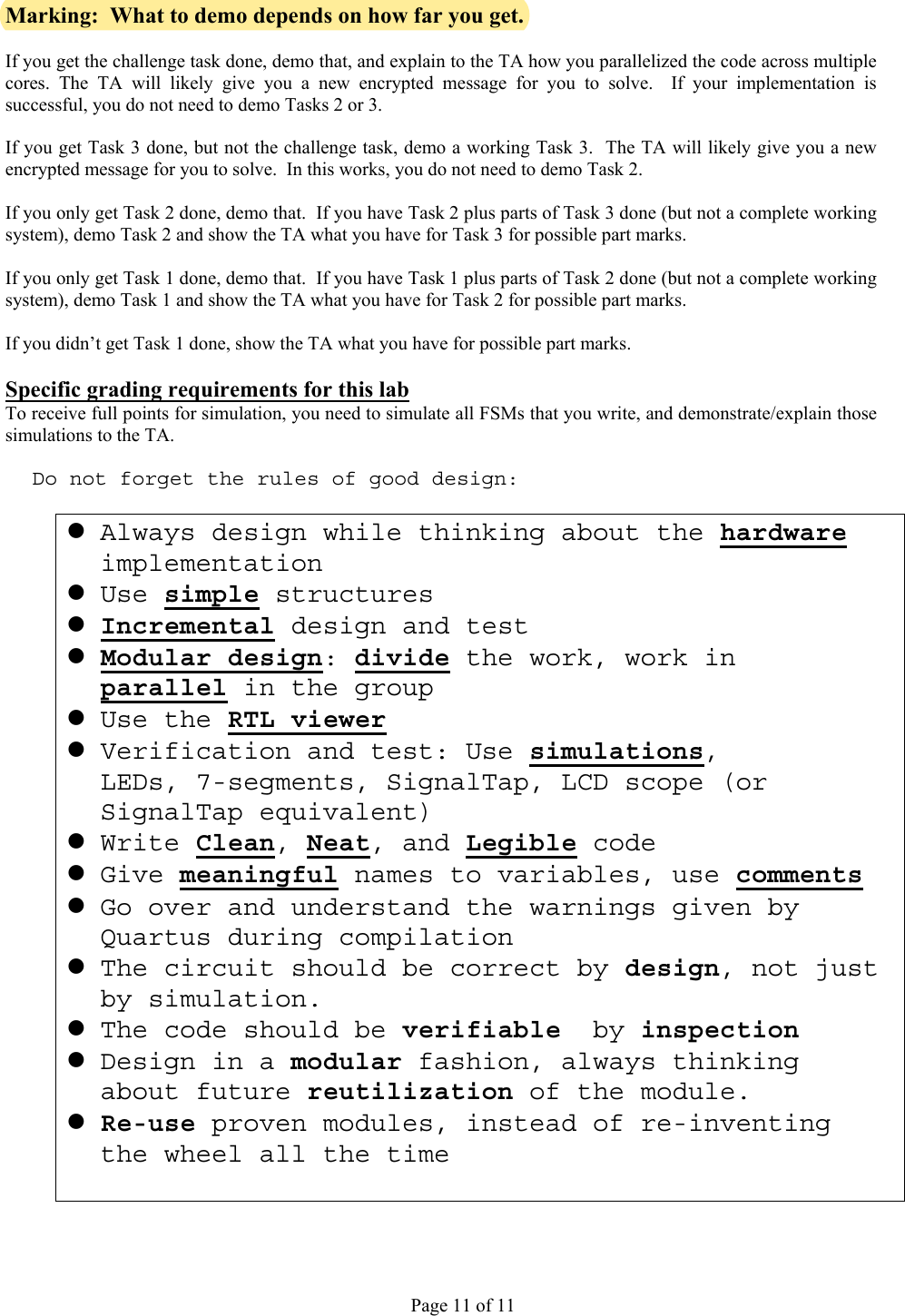 Page 11 of 11 - Lab4 Instructions
