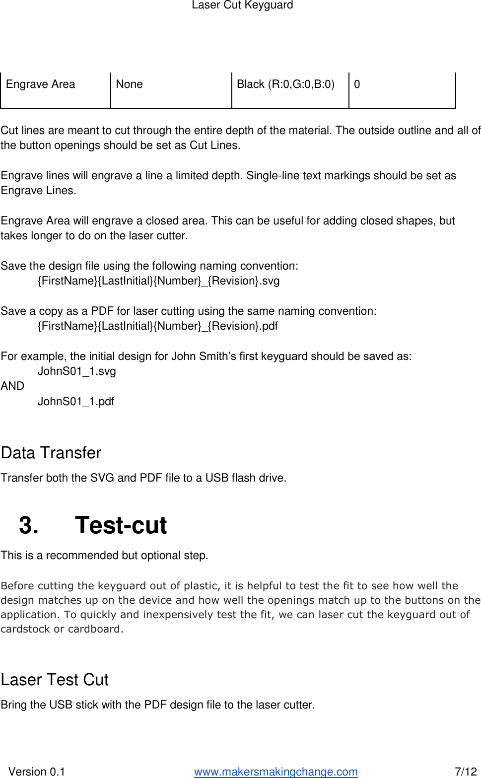 Page 7 of 12 - Lasercut Keyguard Instructions V0.1