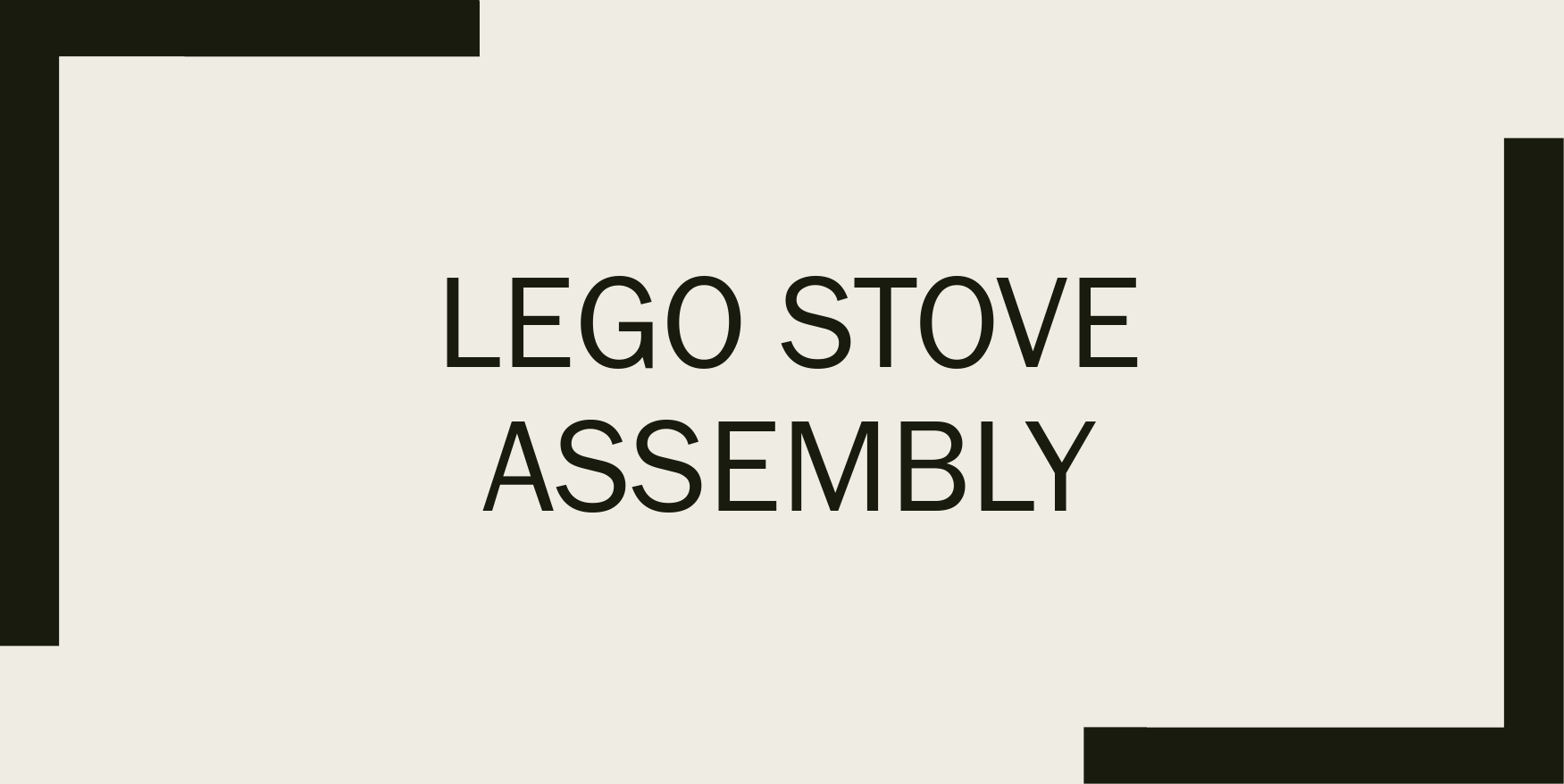 Page 1 of 7 - Lego Assembly Instructions