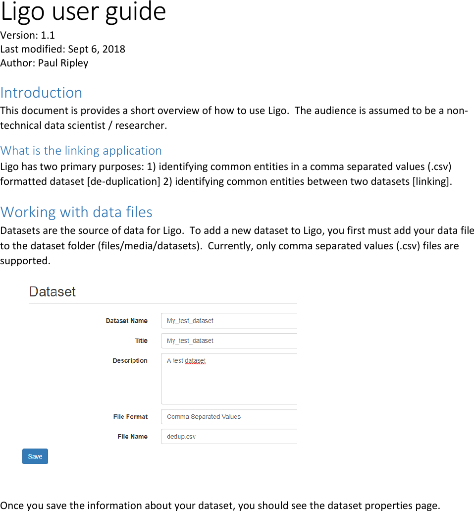 Page 1 of 7 - Ligo User Guide