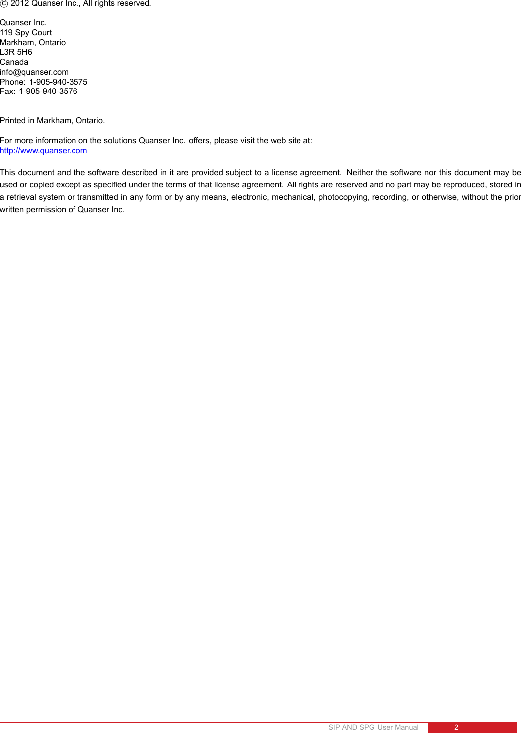 Page 2 of 11 - Single Pendulum User Manual Linear Inverted And Gantry